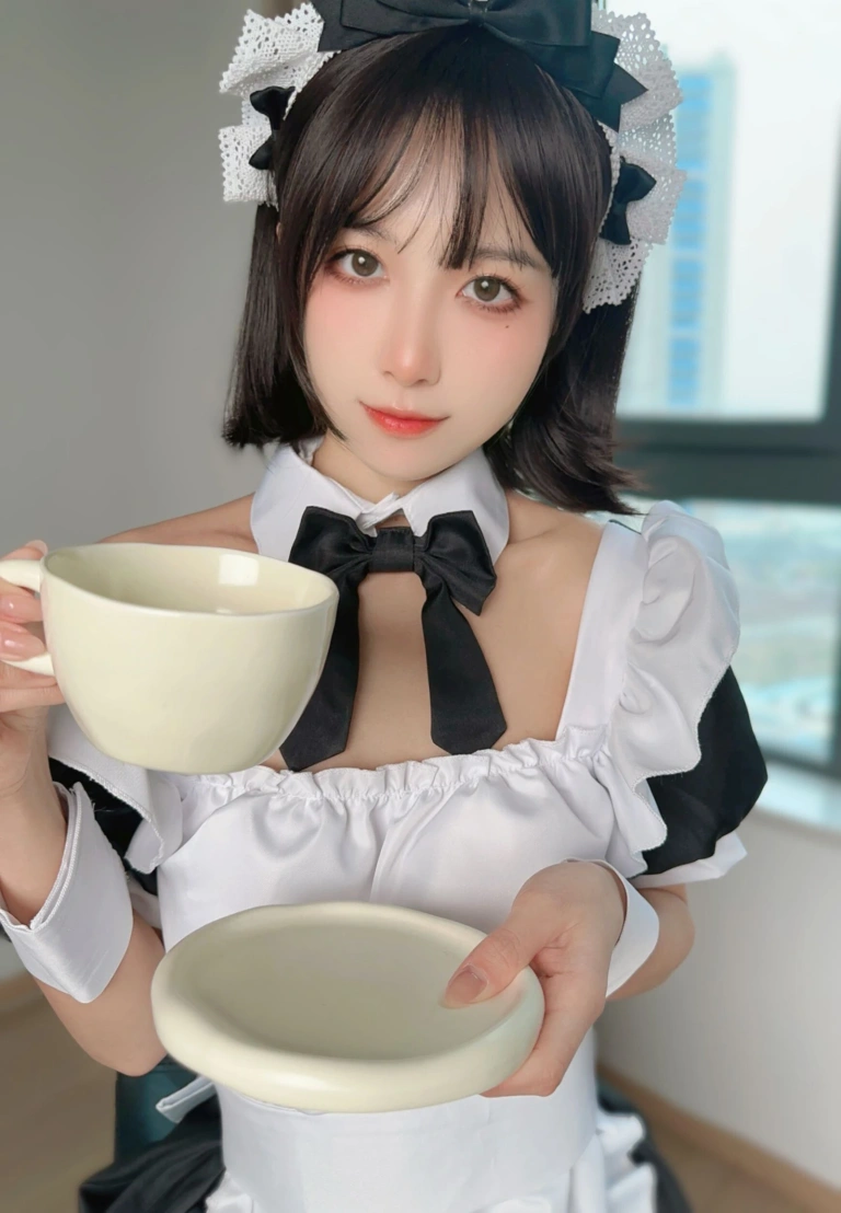 布丁大法《女仆奶糖派》主题写真：149张全套美图，含7个视频
