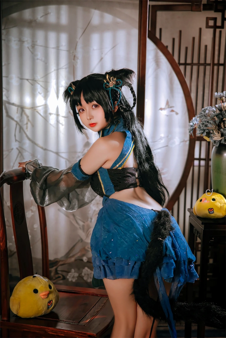 日奈娇(椎名莜)《碧蓝航线 大潮旗袍》主题写真：25张全套美图