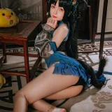日奈娇(椎名莜)《碧蓝航线 大潮旗袍》主题写真：25张全套美图