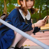 面饼仙儿《幼稚园》主题写真：41张全套美图