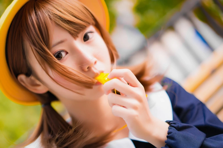 面饼仙儿《幼稚园》主题写真：41张全套美图
