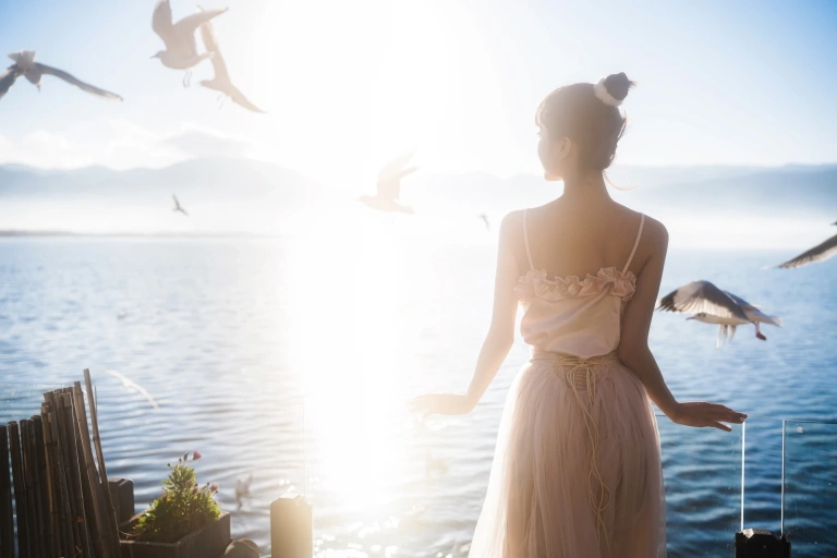木棉棉《如果你也喜欢花》主题写真：47张全套美图