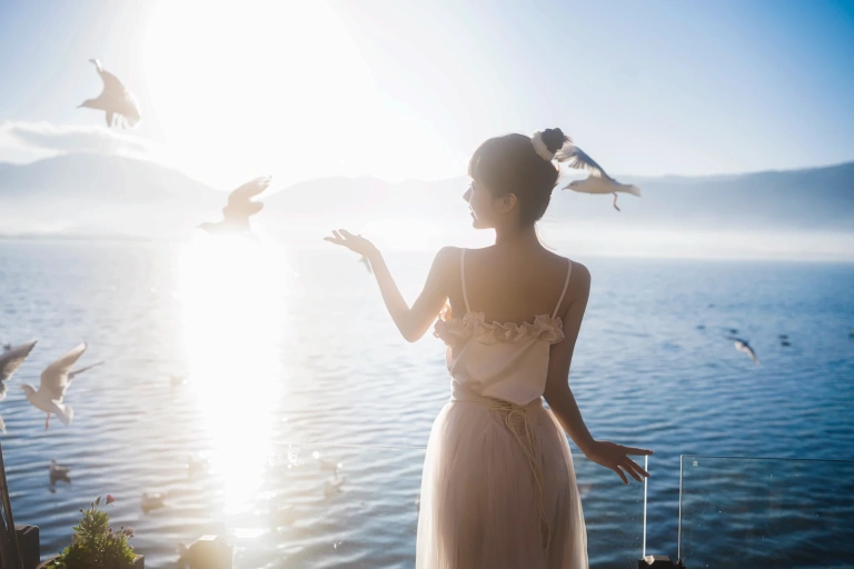 木棉棉《如果你也喜欢花》主题写真：47张全套美图