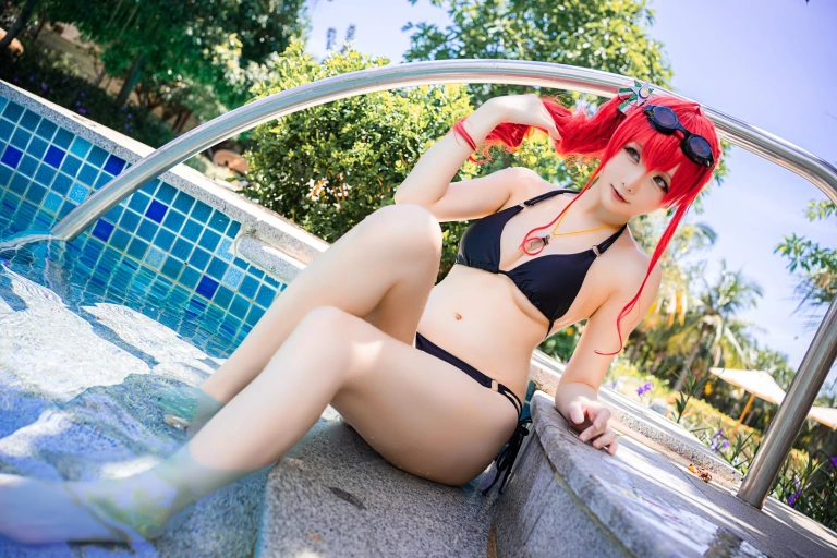 星之迟迟《《鸣夏》 扎拉》主题写真：25张全套美图