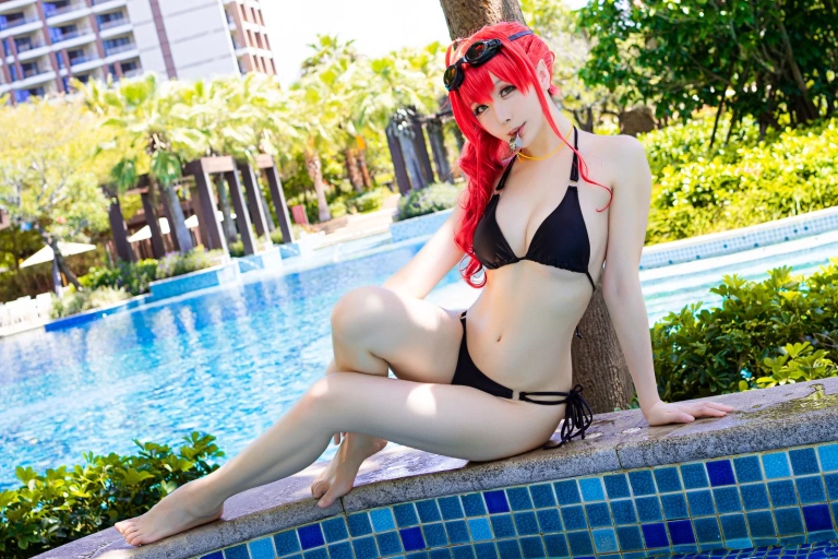 星之迟迟《《鸣夏》 扎拉》主题写真：25张全套美图