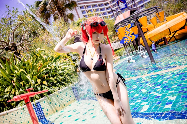 星之迟迟《《鸣夏》 扎拉》主题写真：25张全套美图