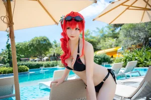 星之迟迟《《鸣夏》 扎拉》主题写真：25张全套美图