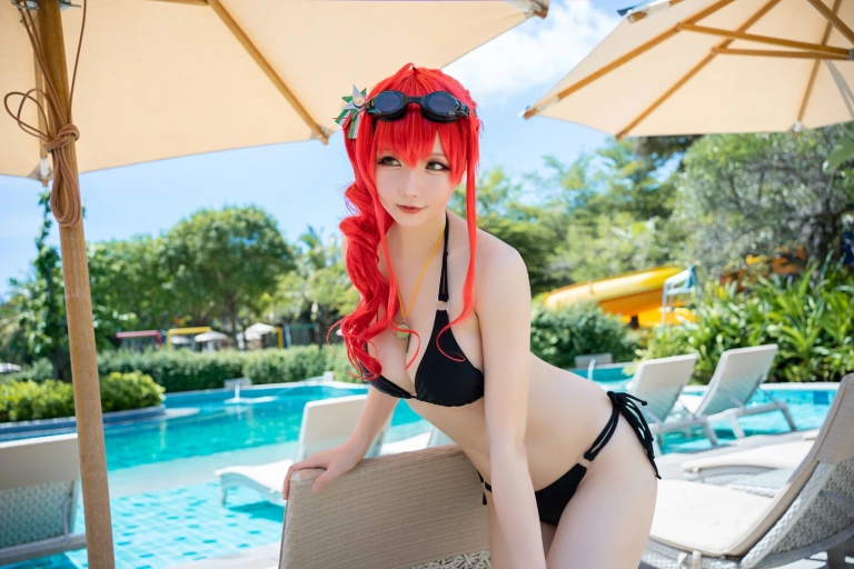 星之迟迟《《鸣夏》 扎拉》主题写真：25张全套美图