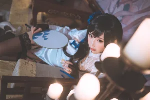 面饼仙儿《玉玲珑》主题写真：27张全套美图