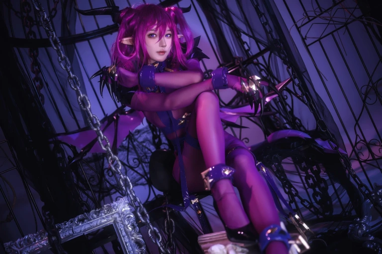 阿包也是兔娘《龙姬士 柯丽蒂丝》主题写真：31张全套美图