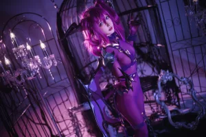 阿包也是兔娘《龙姬士 柯丽蒂丝》主题写真：31张全套美图