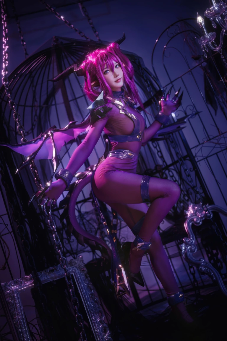 阿包也是兔娘《龙姬士 柯丽蒂丝》主题写真：31张全套美图