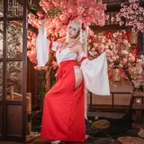 蜜汁猫裘《可畏巫女》主题写真：50张全套美图，含4个视频