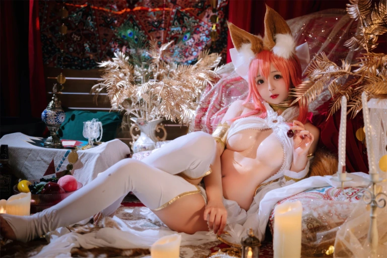 日奈娇(椎名莜)《玉藻前舞娘 涂油》主题写真：54张全套美图