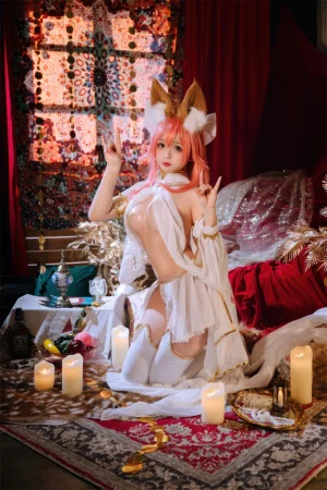 日奈娇(椎名莜)《玉藻前舞娘 涂油》主题写真：54张全套美图