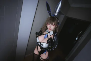九言《外卖兔女郎》主题写真：74张全套美图