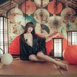 过期米线线喵《和风浴衣》主题写真：23张全套美图