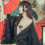 过期米线线喵《和风浴衣》主题写真：23张全套美图