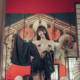 过期米线线喵《和风浴衣》主题写真：23张全套美图