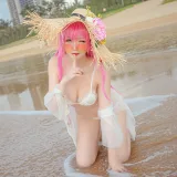 星之迟迟《《鸣夏》 絮库夫》主题写真：25张全套美图