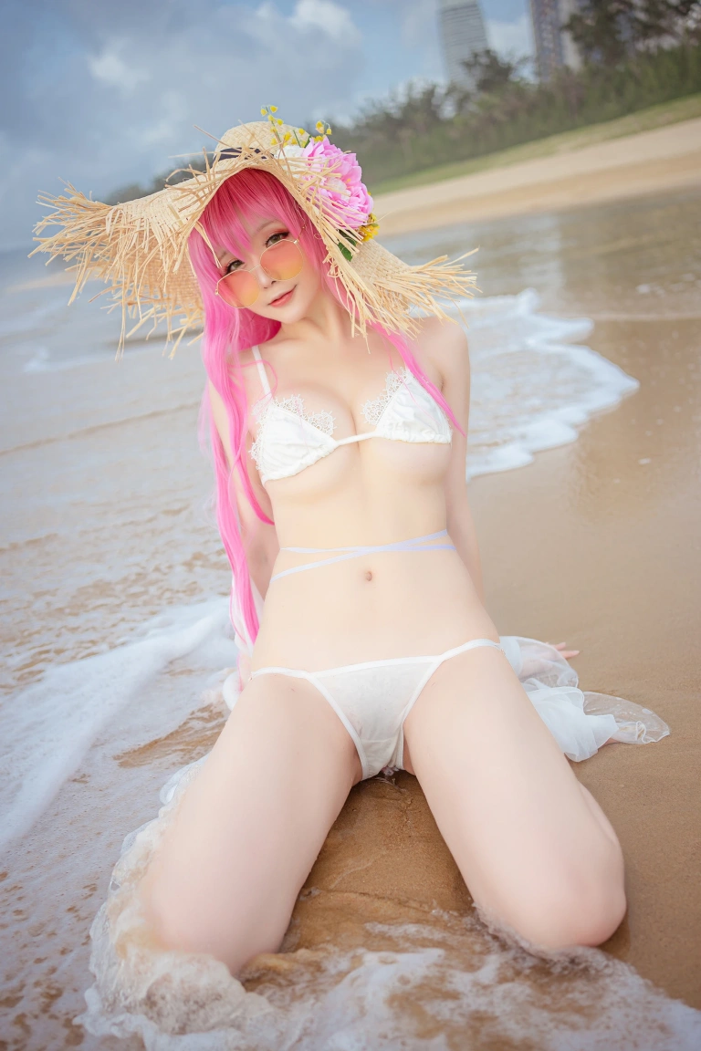 星之迟迟《《鸣夏》 絮库夫》主题写真：25张全套美图