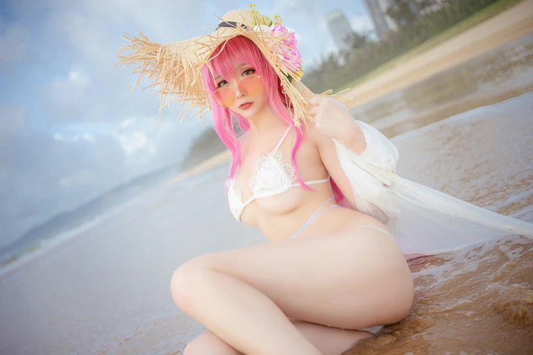 星之迟迟《《鸣夏》 絮库夫》主题写真：25张全套美图