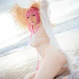 星之迟迟《《鸣夏》 絮库夫》主题写真：25张全套美图