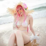 星之迟迟《《鸣夏》 絮库夫》主题写真：25张全套美图