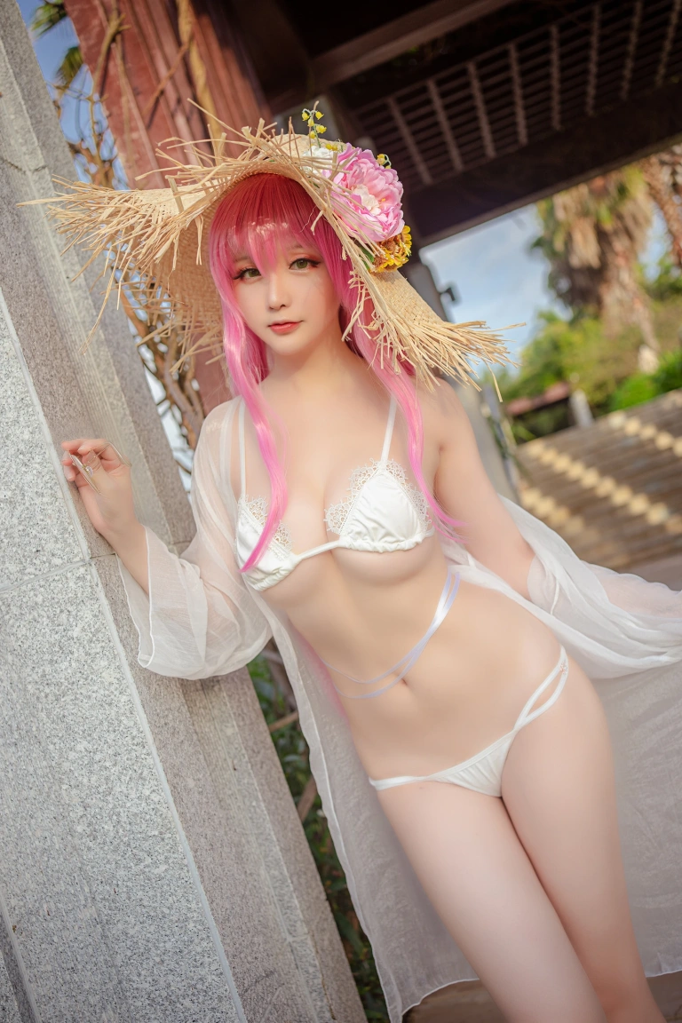 星之迟迟《《鸣夏》 絮库夫》主题写真：25张全套美图