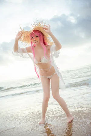 星之迟迟《《鸣夏》 絮库夫》主题写真：25张全套美图