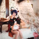 阿包也是兔娘《香菱女仆》主题写真：41张全套美图