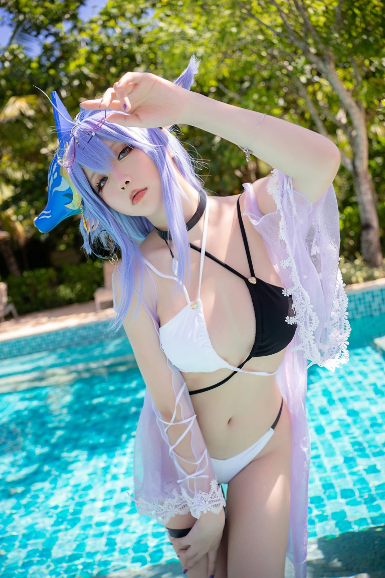 星之迟迟《《鸣夏》 土佐》主题写真：25张全套美图