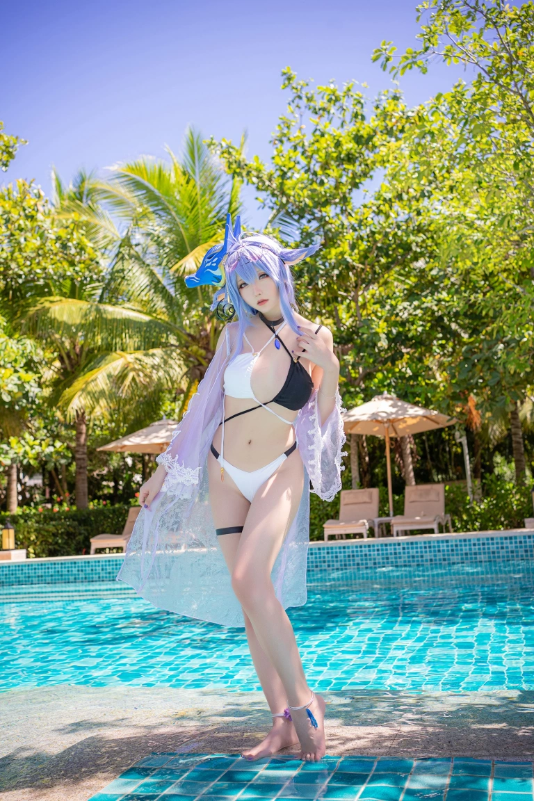 星之迟迟《《鸣夏》 土佐》主题写真：25张全套美图