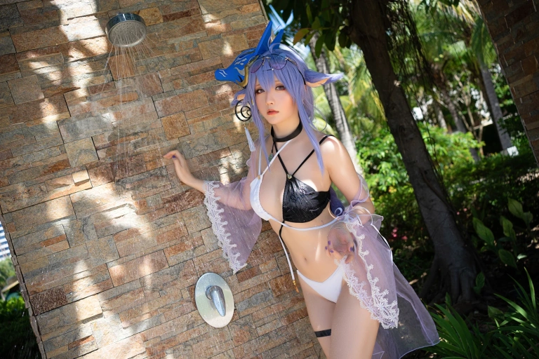 星之迟迟《《鸣夏》 土佐》主题写真：25张全套美图