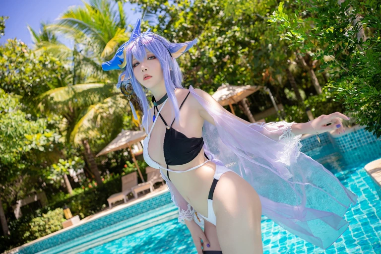 星之迟迟《《鸣夏》 土佐》主题写真：25张全套美图