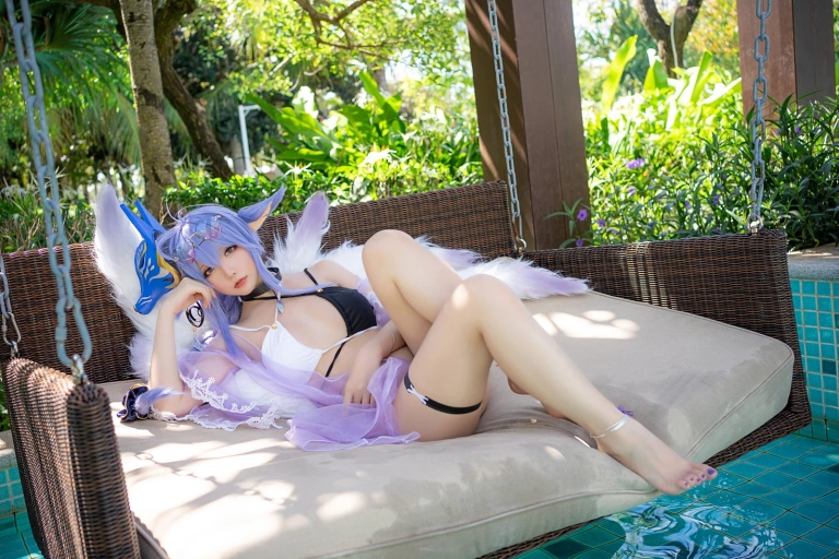 星之迟迟《《鸣夏》 土佐》主题写真：25张全套美图