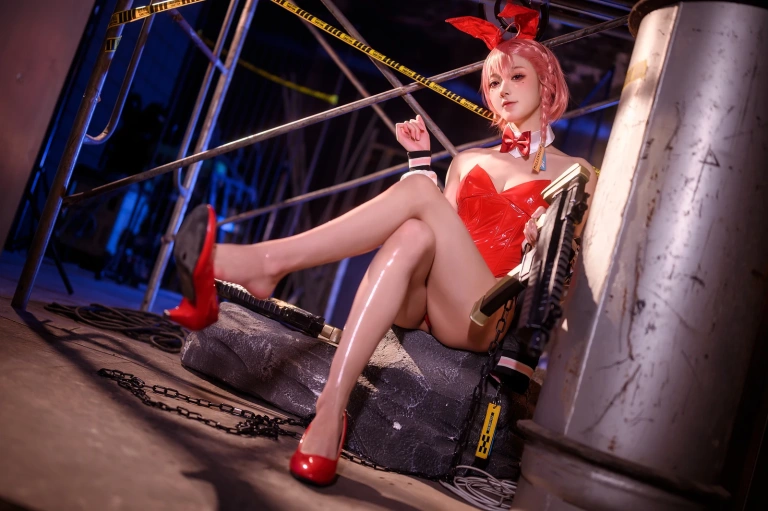 阿包也是兔娘《兔女郎 美甘尼禄》主题写真：42张全套美图