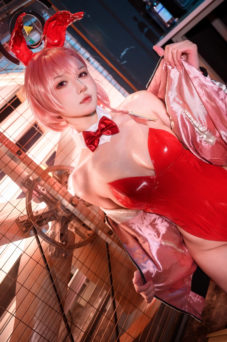 阿包也是兔娘《兔女郎 美甘尼禄》主题写真：42张全套美图
