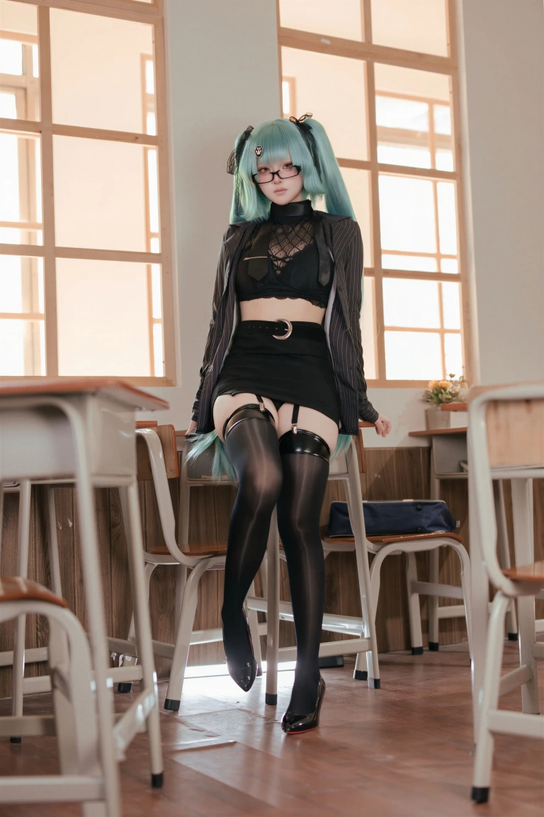 屿鱼《NIKKE 胜利女神 普丽瓦蒂 严厉教诲》主题写真：60张全套美图