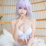 瓜希酱&Momoko葵葵《SSSS.GRIDMAN宝多六花&新条茜 泳装》主题写真：85张全套美图