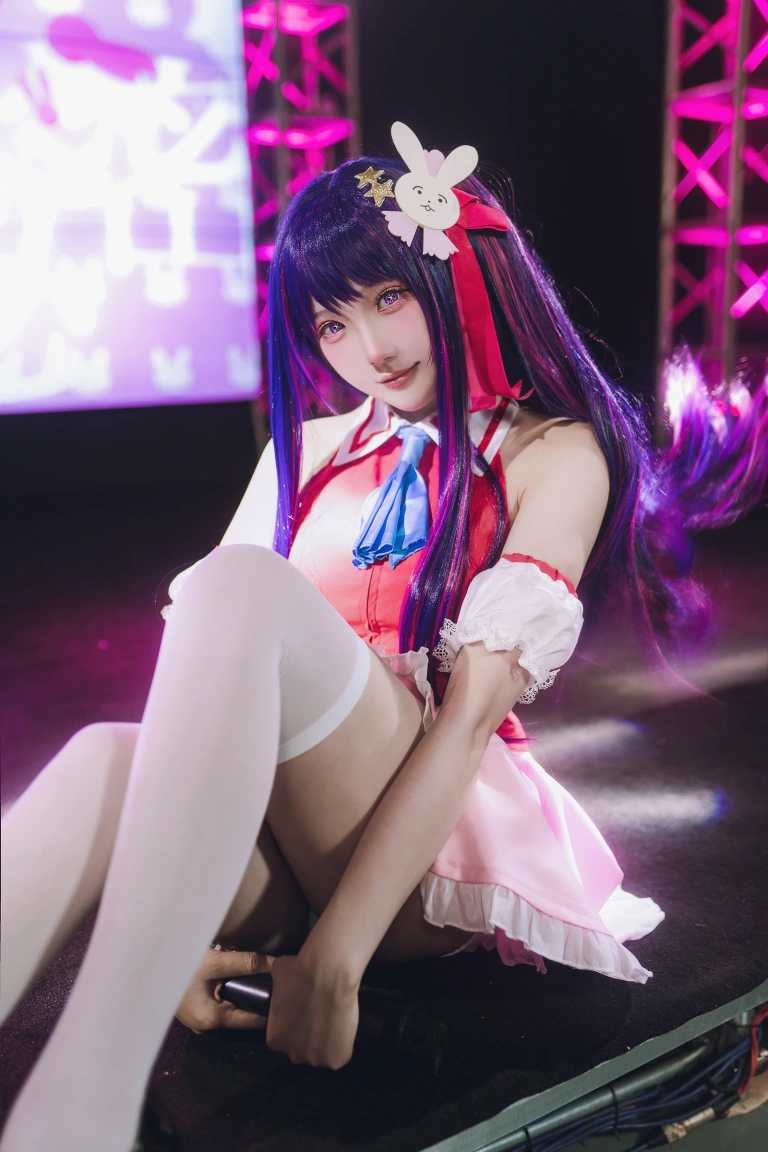 瓜希酱《我推的孩子 星野爱》主题写真：18张全套美图