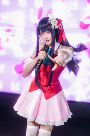 瓜希酱《我推的孩子 星野爱》主题写真：18张全套美图