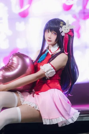 瓜希酱《我推的孩子 星野爱》主题写真：18张全套美图