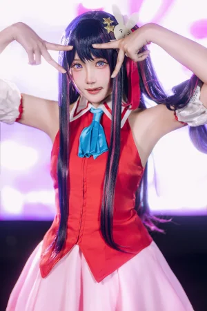 瓜希酱《我推的孩子 星野爱》主题写真：18张全套美图