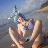 星之迟迟《《鸣夏》 加斯科涅》主题写真：25张全套美图