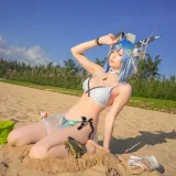 星之迟迟《《鸣夏》 加斯科涅》主题写真：25张全套美图