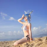 星之迟迟《《鸣夏》 加斯科涅》主题写真：25张全套美图