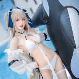阿包也是兔娘《安克雷奇泳装》主题写真：36张全套美图