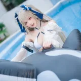 阿包也是兔娘《安克雷奇泳装》主题写真：36张全套美图