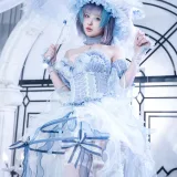 清水由乃《碧蓝航线 柴郡废稿礼服》主题写真：42张全套美图